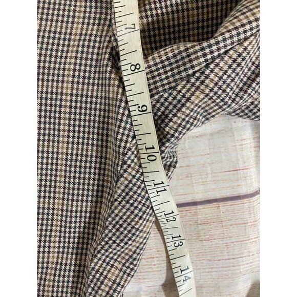 Banana Republic Women's Plaid Classic Office Dress Pants - 10 - Picture 7 of 13